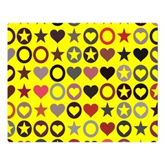 Heart Circle Star Seamless Pattern Double Sided Flano Blanket (large)  by Amaryn4rt