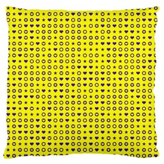 Heart Circle Star Seamless Pattern Large Cushion Case (two Sides)