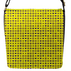 Heart Circle Star Seamless Pattern Flap Messenger Bag (s) by Amaryn4rt