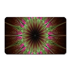 Julian Star Star Fun Green Violet Magnet (rectangular)