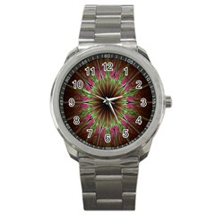 Julian Star Star Fun Green Violet Sport Metal Watch