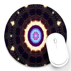 Mandala Art Design Pattern Ornament Flower Floral Round Mousepads