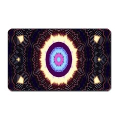 Mandala Art Design Pattern Ornament Flower Floral Magnet (rectangular)