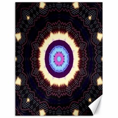 Mandala Art Design Pattern Ornament Flower Floral Canvas 18  X 24  