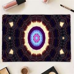 Mandala Art Design Pattern Ornament Flower Floral Cosmetic Bag (xxl) 