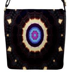 Mandala Art Design Pattern Ornament Flower Floral Flap Messenger Bag (s)