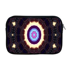 Mandala Art Design Pattern Ornament Flower Floral Apple Macbook Pro 17  Zipper Case