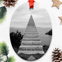 Steps To Success Follow Ornament (oval)