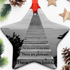 Steps To Success Follow Star Ornament (two Sides)