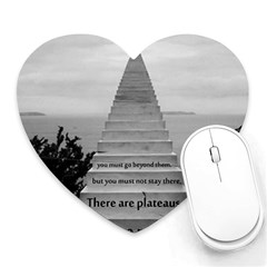 Steps To Success Follow Heart Mousepads