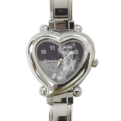 King And Queen Of The Jungle Design  Heart Italian Charm Watch