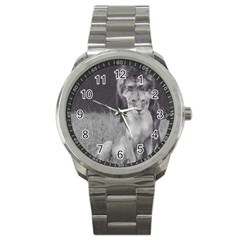 King And Queen Of The Jungle Design  Sport Metal Watch