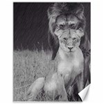 King and Queen of the jungle design  Canvas 12  x 16   11.86 x15.41  Canvas - 1