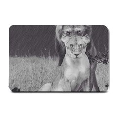 King And Queen Of The Jungle Design  Small Doormat 