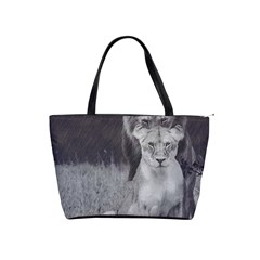 King And Queen Of The Jungle Design  Shoulder Handbags