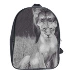 King and Queen of the jungle design  School Bags (XL)  Front