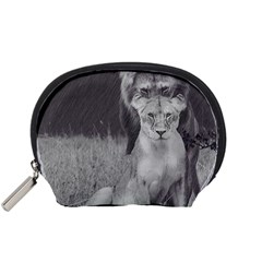 King And Queen Of The Jungle Design  Accessory Pouches (small) 