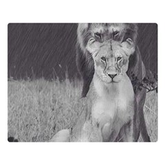 King And Queen Of The Jungle Design  Double Sided Flano Blanket (large)  by FrontlineS