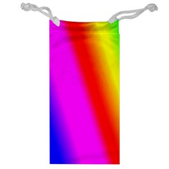 Multi Color Rainbow Background Jewelry Bag