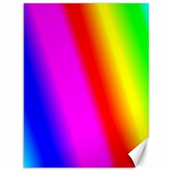 Multi Color Rainbow Background Canvas 36  X 48  