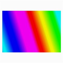 Multi Color Rainbow Background Large Glasses Cloth