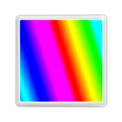 Multi Color Rainbow Background Memory Card Reader (square) 