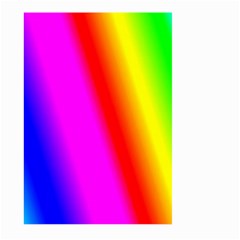 Multi Color Rainbow Background Large Garden Flag (two Sides)