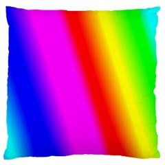 Multi Color Rainbow Background Large Cushion Case (one Side)