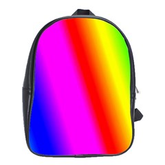 Multi Color Rainbow Background School Bags (xl) 