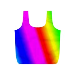 Multi Color Rainbow Background Full Print Recycle Bags (s) 