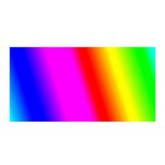 Multi Color Rainbow Background Satin Wrap by Amaryn4rt