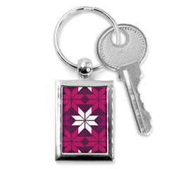 Pattern Background Texture Aztec Key Chains (rectangle) 