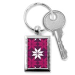 Pattern Background Texture Aztec Key Chains (Rectangle)  Front