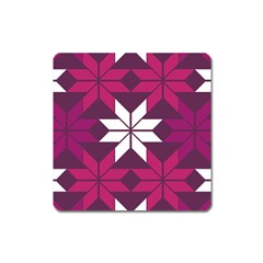 Pattern Background Texture Aztec Square Magnet