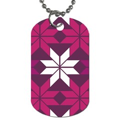 Pattern Background Texture Aztec Dog Tag (one Side)