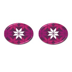 Pattern Background Texture Aztec Cufflinks (oval)