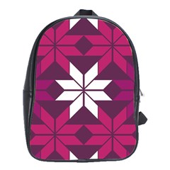 Pattern Background Texture Aztec School Bags(large) 