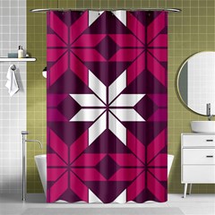 Pattern Background Texture Aztec Shower Curtain 48  X 72  (small) 