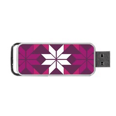 Pattern Background Texture Aztec Portable Usb Flash (one Side)