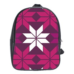 Pattern Background Texture Aztec School Bags (xl) 