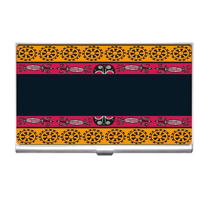 Pattern Ornaments Africa Safari Summer Graphic Business Card Holders