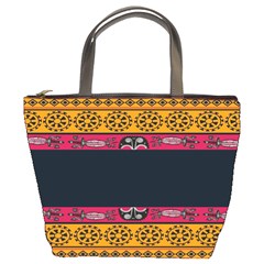 Pattern Ornaments Africa Safari Summer Graphic Bucket Bags by Amaryn4rt