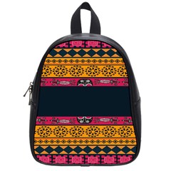 Pattern Ornaments Africa Safari Summer Graphic School Bags (small)  by Amaryn4rt