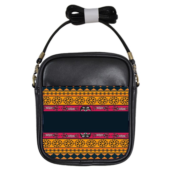 Pattern Ornaments Africa Safari Summer Graphic Girls Sling Bags