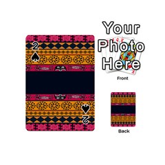 Pattern Ornaments Africa Safari Summer Graphic Playing Cards 54 (mini)  by Amaryn4rt