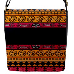 Pattern Ornaments Africa Safari Summer Graphic Flap Messenger Bag (s) by Amaryn4rt