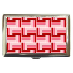 Pink Red Burgundy Pattern Stripes Cigarette Money Cases