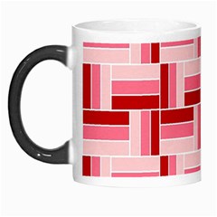 Pink Red Burgundy Pattern Stripes Morph Mugs