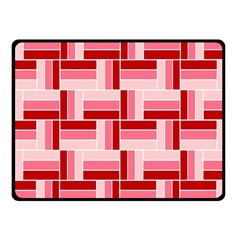 Pink Red Burgundy Pattern Stripes Fleece Blanket (small)