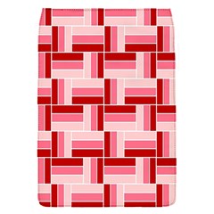 Pink Red Burgundy Pattern Stripes Flap Covers (s) 